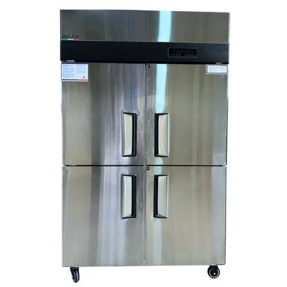 4 puertas Dual Refrigerador Industrial