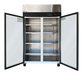 2 puertas Vidrio Dual Mantenedor Refrigerador Industrial